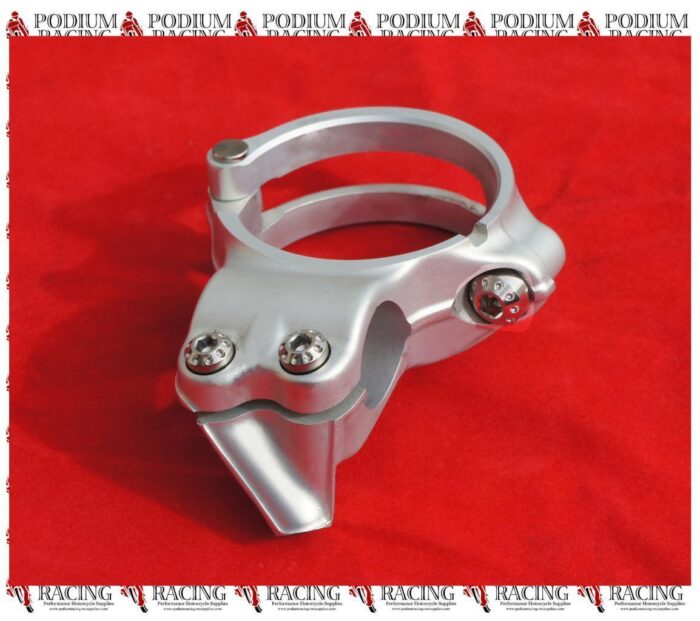 DUCATI 1299 PANIGALE SILVER TITANIUM CLIP-ON & BAR CLAMP BOLT SET OF 8PCS