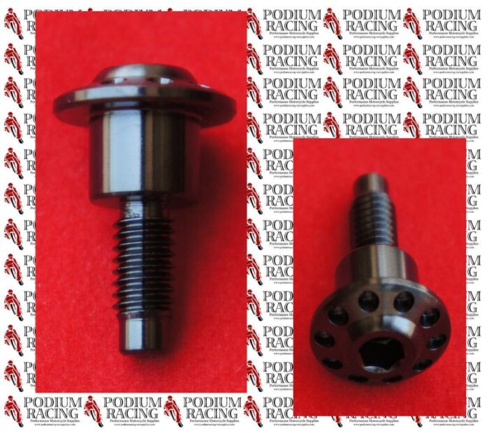 DUCATI BLACK TITANIUM FUEL TANK SCREW / BOLT PANIGALE 1199