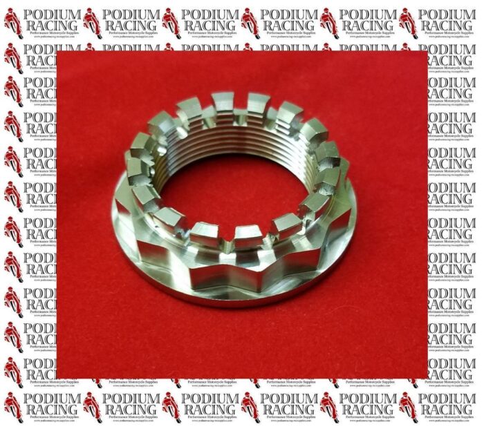 DUCATI MULTISTRADA 620 1000 1100 SILVER TITANIUM REAR AXLE NUT SPROCKET SIDE