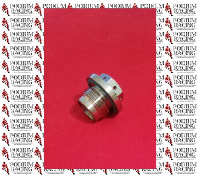 DUCATI SUPERSPORT SILVER TITANIUM OIL DRAIN PLUG MAGNET & HI-TEMP O-RING