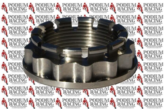 DUCATI TITANIUM AXLE WHEEL NUT SPROCKET SIDE SILVER 848