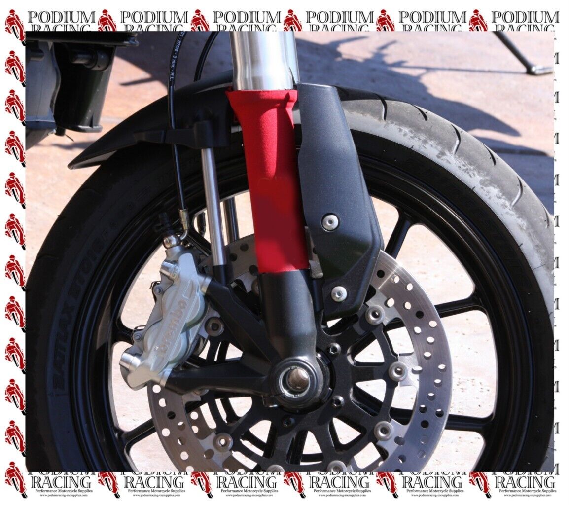 FORK PROTECTORS FOR DUCATI MULTISTRADA RED Podium Racing
