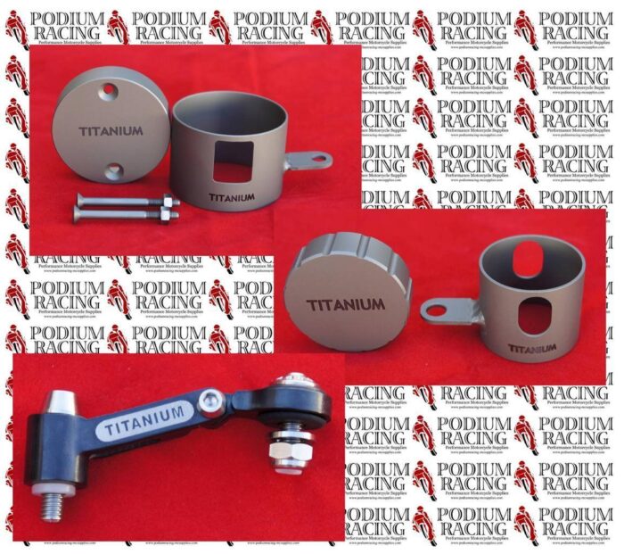 TITANIUM BRAKE & RESERVOIR COVER FOR BREMO RESERVOIRS KAWASAKI USING BREMBOS