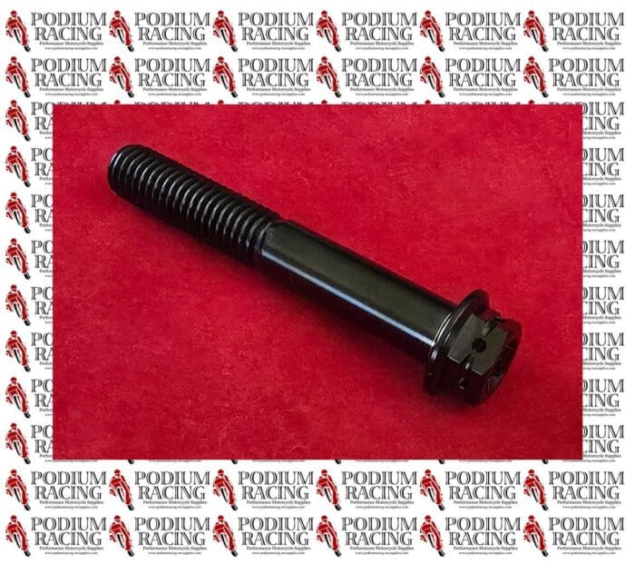 BMW S1000RR HP4 S1000R PRE 2019 BLACK TITANIUM RACE DRILLED FRONT CALIPER BOLTS - Image 3