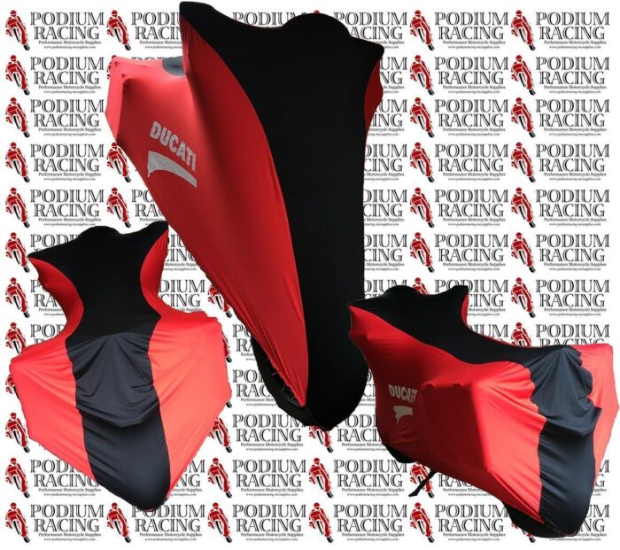 DUCATI MULTISTRADA ENDURO WITH LUGGAGE BAGS INDOOR BIKE COVER WITH SOFT LINING