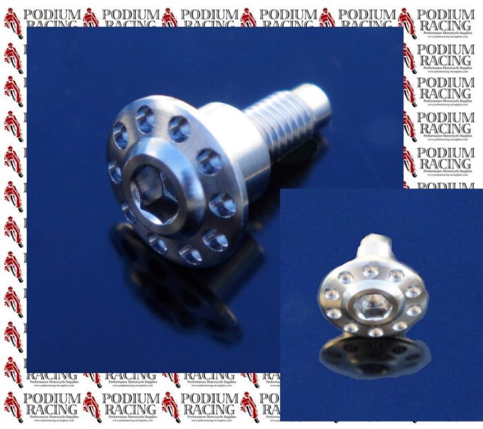 DUCATI SILVER TITANIUM FUEL TANK SCREW / BOLT PANIGALE 1199