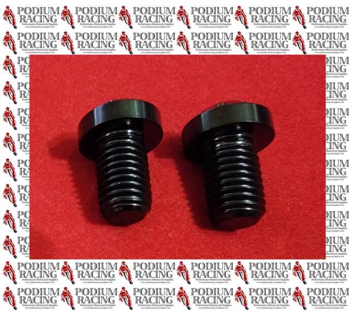 DUCATI STREETFIGHTER BLACK TITANIUM MIRROR HOLE PLUG BLANKING SCREW LEFT- RIGHT - Image 4