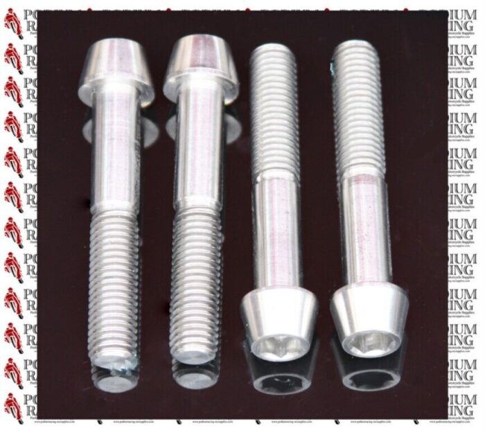 DUCATI TITANIUM FRONT CALIPER BOLTS SILVER 1198 1198S
