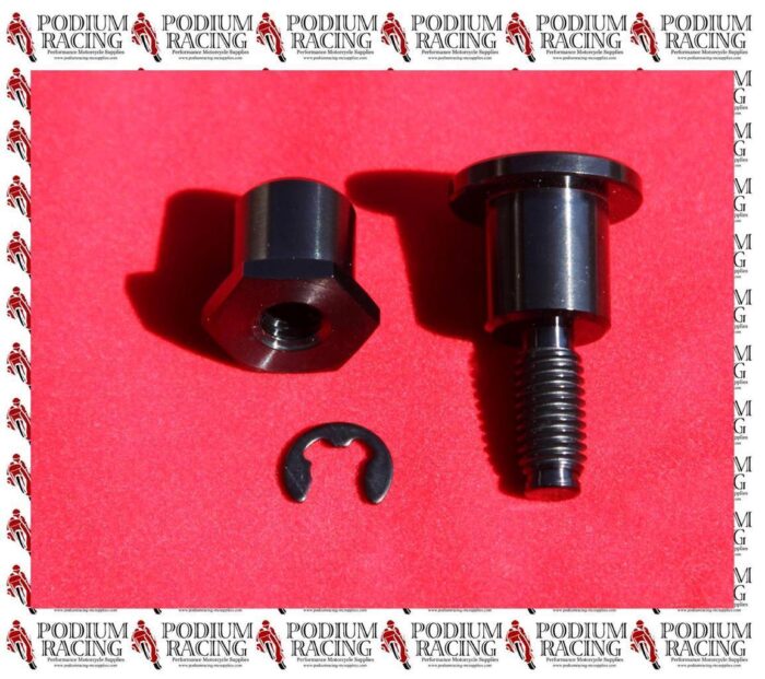 DUCATI TITANIUM KICK STAND PIVOT BOLT BLACK PANIGALE 899 1199 1199S 1199R