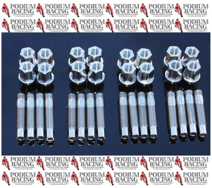 LOTUS ELISE EXIGE SILVER TITANIUM WHEEL LUG NUTS AND STUDS RACE TRACKDAY 32 PCS