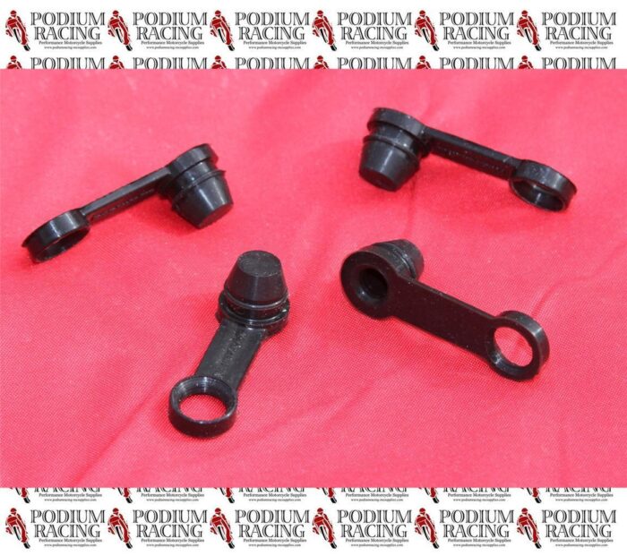 MOTORCYCLE  BLEED NIPPLE DUST COVERS 4 PCS BLACK SILICONE RUBBER KAWASAKI ETC