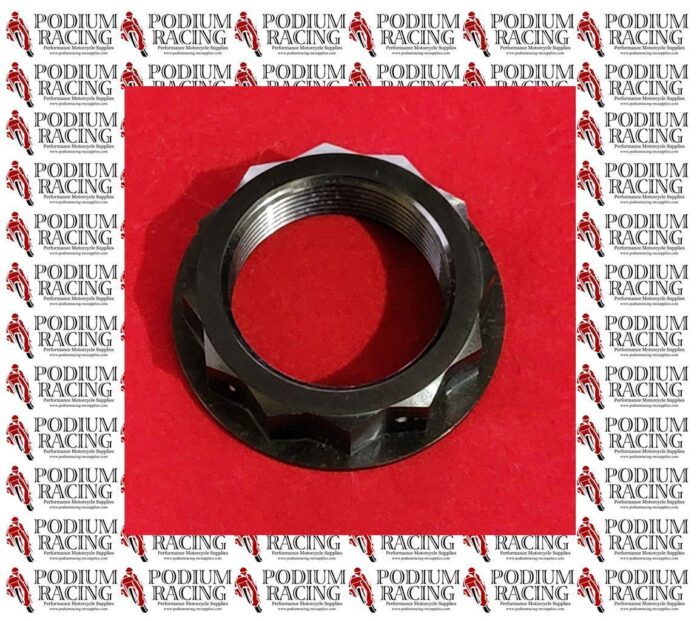 DUCATI MULTISTRADA 950 TITANIUM REAR AXLE NUT BI-HEX 12 POINT DESIGN 75011891AA