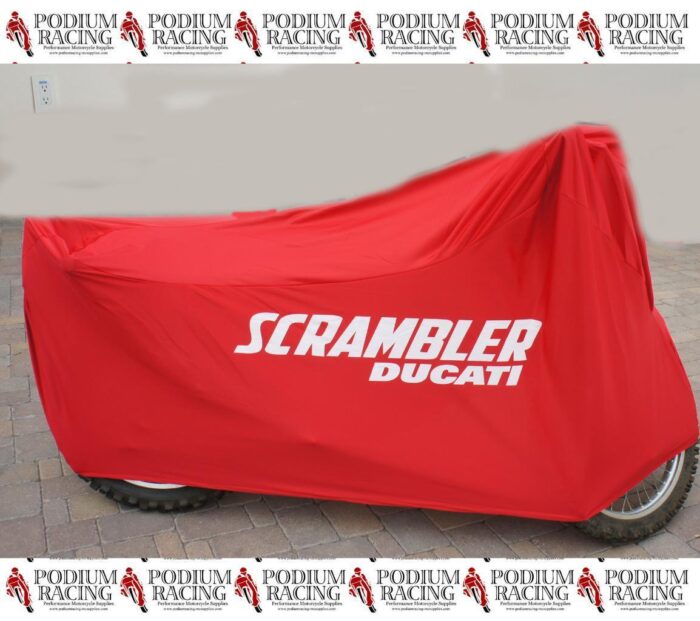 DUCATI SCRAMBLER INDOOR BIKE COVER CUSTOM FITTED WITH SOFT LINING (ALL MODELS)