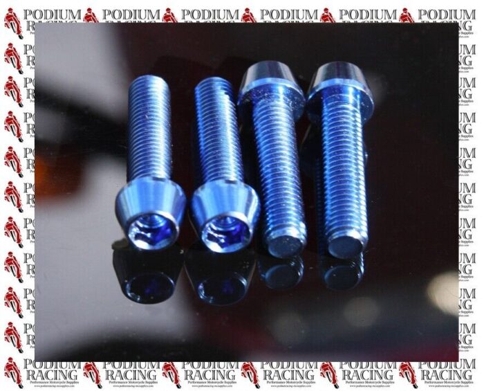 DUCATI BLUE TITANIUM OHLINS FORK PINCH BOLT MULTISTRADA