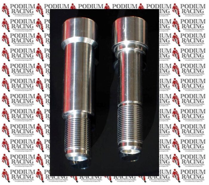 DUCATI PANIGALE V4 TITANIUM SWING ARM SWINGARM PIVOT BOLTS SPINDLE SILVER