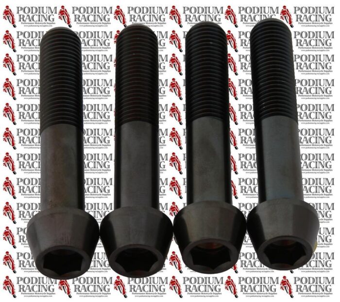 MV AGUSTA F4 BLACK TITANIUM FRONT CALIPER MOUNT BOLTS 750 1000