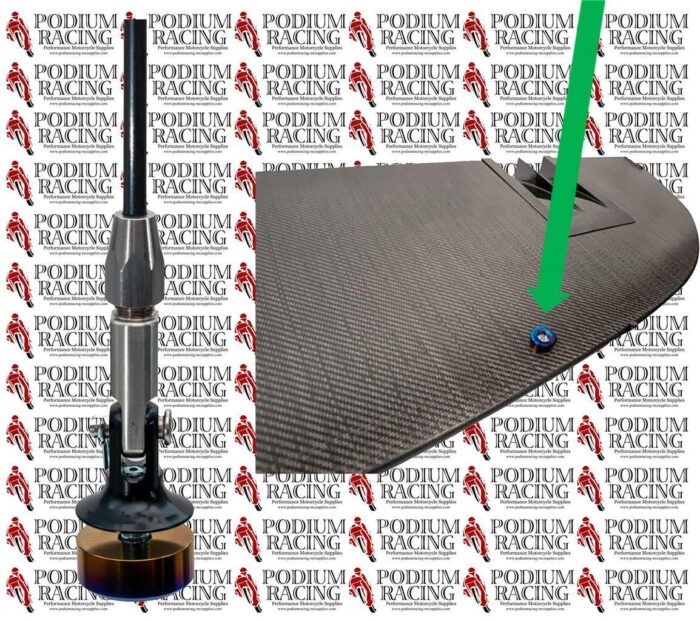 TITANIUM SILVER SKID PUCKS FOR USE WITH FRONT SPLITTER SUPPORT RODS 2 PCS - Image 3