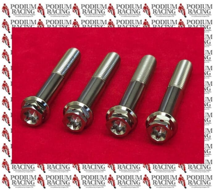 BMW S1000RR HP4 S1000R PRE 2019 TITANIUM RACE DRILLED FRONT BRAKE CALIPER BOLTS
