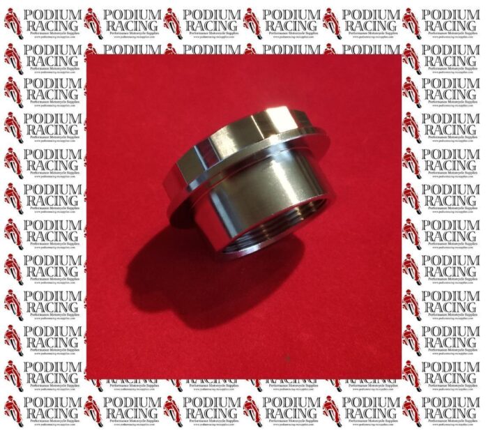 DUCATI 1098 848 SILVER TITANIUM FRONT AXLE NUT BI-HEX 12 POINT DESIGN 74810651A