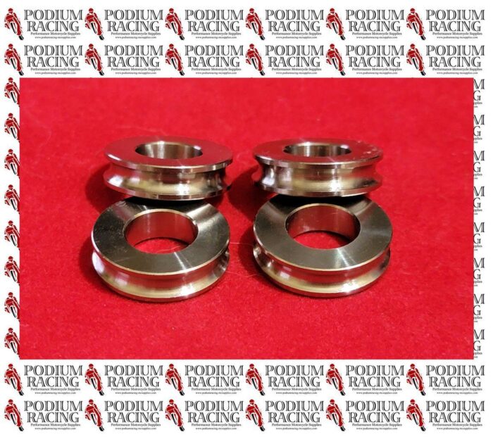 DUCATI 848 1098 SILVER TITANIUM CALIPER SPACERS 5MM # 71313641A
