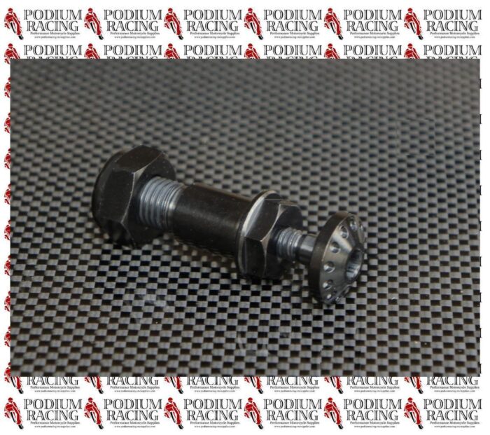 DUCATI MULTISTRADA BLACK TITANIUM KICK STAND PIVOT BOLT 1200 1100 ALL MODELS