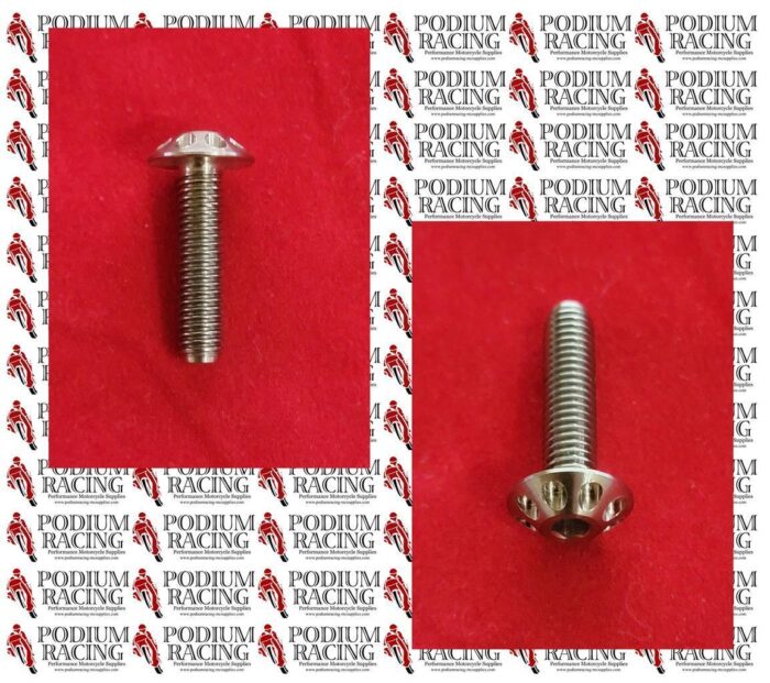 DUCATI SILVER TITANIUM FUEL TANK SCREW / BOLT PANIGALE 1299