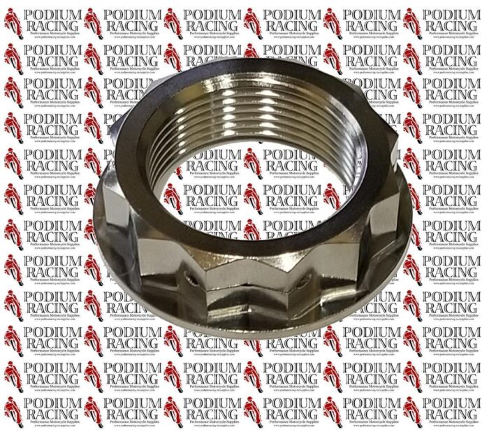 DUCATI MONSTER 821 TITANIUM REAR AXLE NUT BI-HEX 12 POINT DESIGN 75011891AA