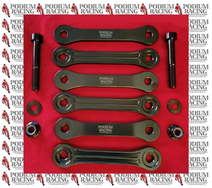 DUCATI PANIGALE V4 2ND GEN BLACK TITANIUM RIDE HEIGHT REACTION ROD 37212211AA - Image 7