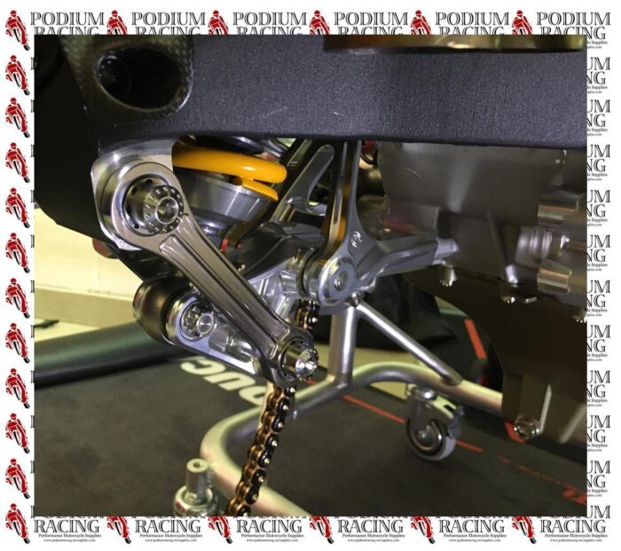 DUCATI PANIGALE V4 2ND GEN BLACK TITANIUM RIDE HEIGHT REACTION ROD 37212211AA - Image 8