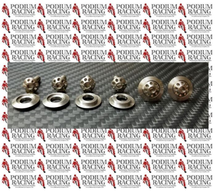 LOTUS SILVER TITANIUM ESCUTCHEON PANEL BODY WASHERS & SCREWS B340B0123F (12PCS)