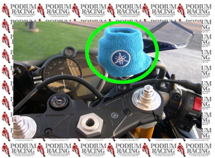 YAMAHA YZF-R 600 1000 BRAKE RESERVOIR COVER / SOCK BLUE