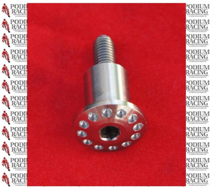 DUCATI 748 916 996 998 SILVER TITANIUM BRAKE & CLUTCH RESERVOIR BOLTS (2PCS) - Image 3