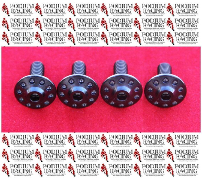 DUCATI 848 1098 BLACK TITANIUM FRONT FENDER MUDGUARD SCREWS