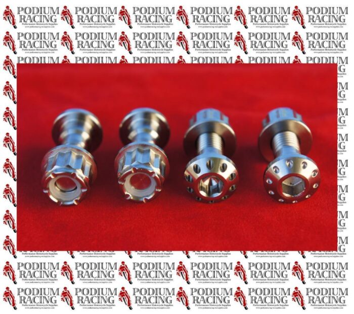 DUCATI 848 1098 SILVER TITANIUM SUBFRAME BOLTS (ALL MODELS)