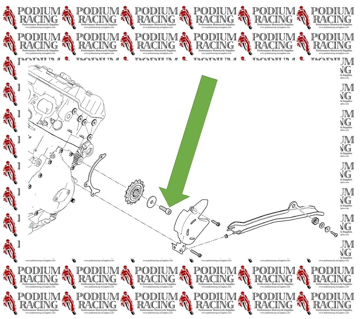 DUCATI BLACK TITANIUM FRONT SPROCKET BOLT FOR SAFETY WIRE RACE 77154337C - Image 4