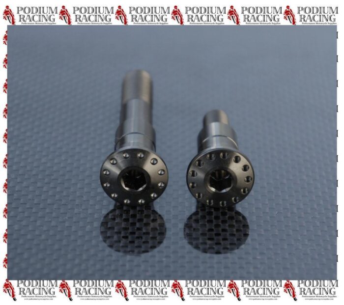 DUCATI BLACK TITANIUM GEAR & REAR BRAKE LEVER PIVOT BOLT 748 916 996 998
