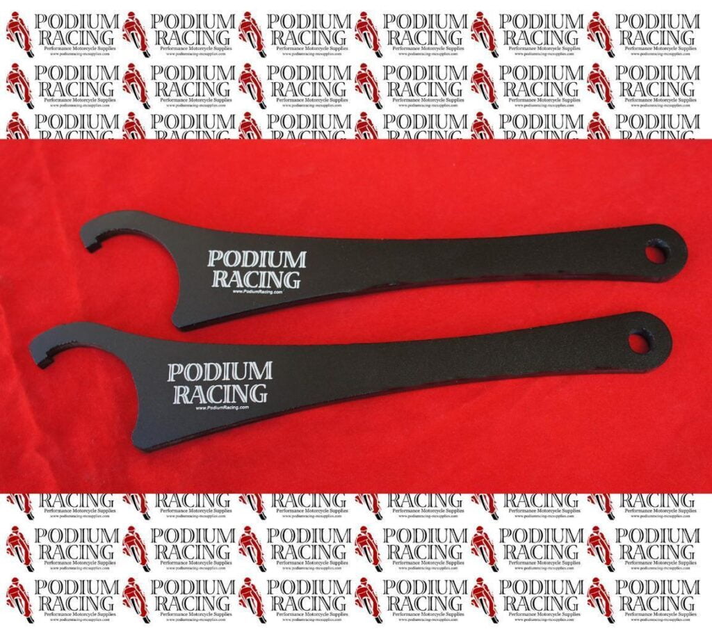 OHLINS TTX GP REAR SHOCK PRELOAD ADJUSTING 40MM DIAMETER TOOLS 2 PIECE SET Podium Racing