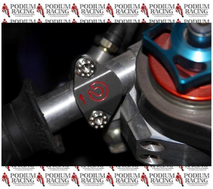 DUCATI SILVER TITANIUM BRAKE & CLUTCH LEVER BRACKET BOLTS 749 999