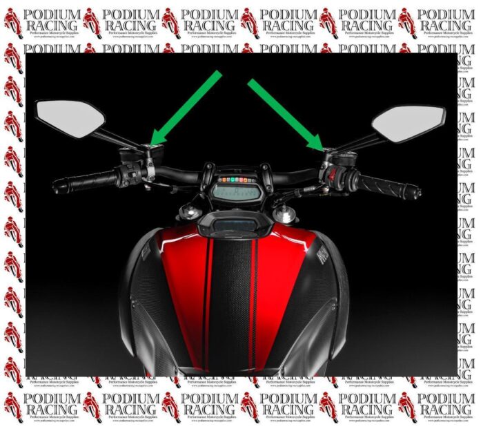 DUCATI STREETFIGHTER BLACK TITANIUM REAR VIEW MIRROR BOLT SET (2PCS) - Image 5