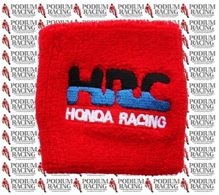 HONDA RACING HRC CBR-RR 600 900 1000 BRAKE RESERVOIR COVER IN RED
