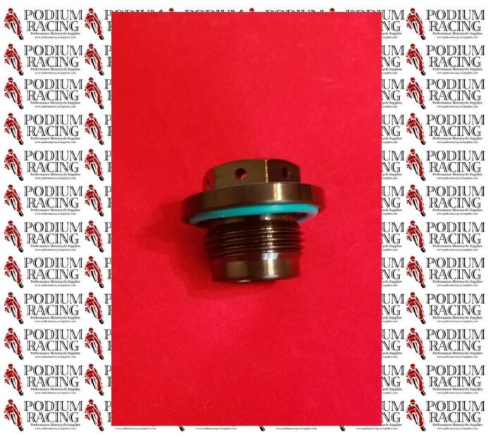 DUCATI BLACK TITANIUM OIL DRAIN PLUG STRONG MAGNET 066049053 & 89320062A