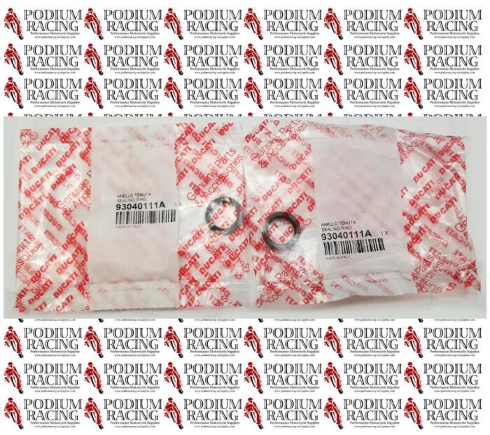 DUCATI REAR SUSPENSION ROCKER BEARING OIL SEAL OEM 93040111A (2PCS)