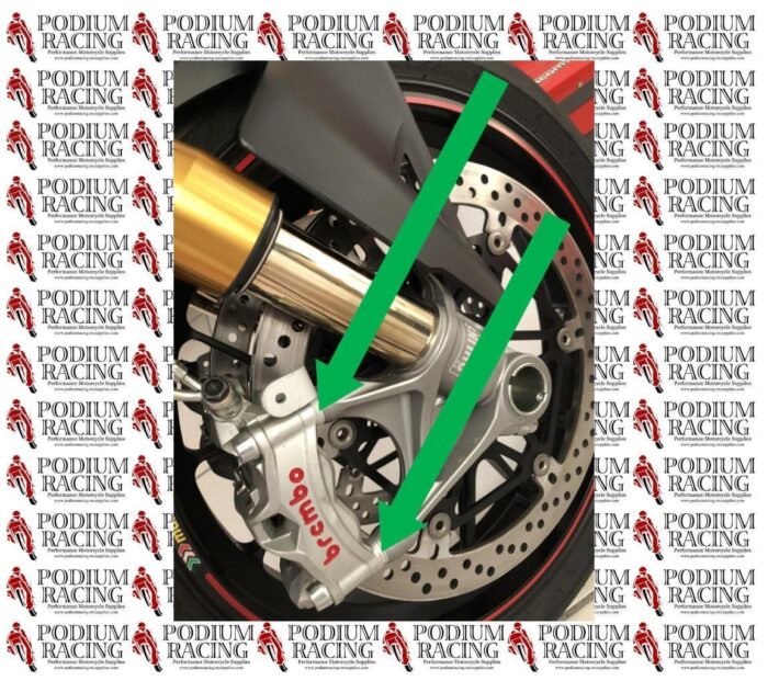 TITANIUM BLACK CALIPER SPACERS 5MM x 24MM FOR HIGH PERFORMANCE BREMBO CALIPERS - Image 4