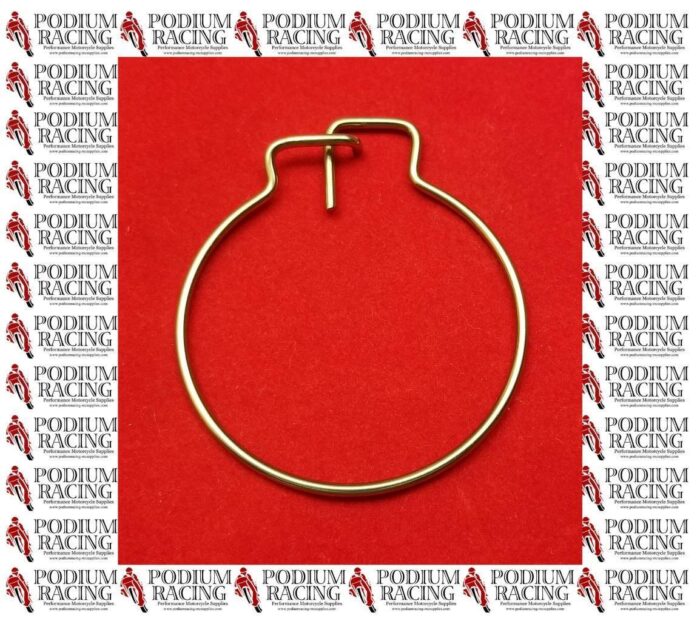 DUCATI 1198 SILVER TITANIUM REAR WHEEL AXLE NUT SAFETY SPRING CLIP