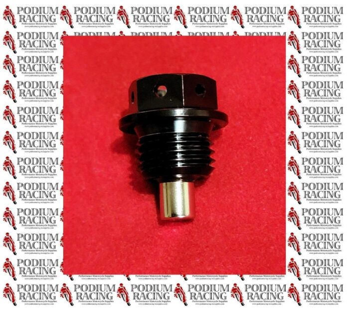 DUCATI 89310153A & 89310151A BLACK TITANIUM OIL DRAIN PLUG STRONG MAGNET