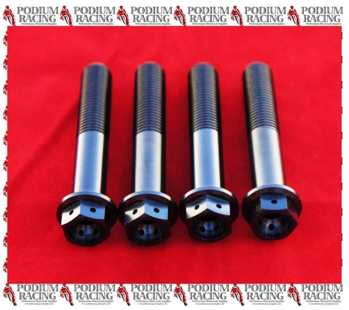 DUCATI MULTISTRADA 950 LIGHTWEIGHT HOLLOW BLACK TITANIUM CALIPER BOLTS 77915111B