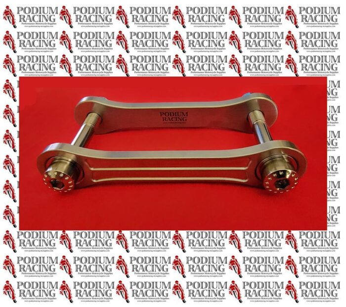 DUCATI PANIGALE V4 1ST GEN SILVER TITANIUM RIDE HEIGHT REACTION ROD 37211983AA - Image 4