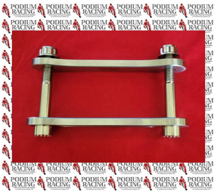 DUCATI PANIGALE V4 1ST GEN SILVER TITANIUM RIDE HEIGHT REACTION ROD 37211983AA - Image 5