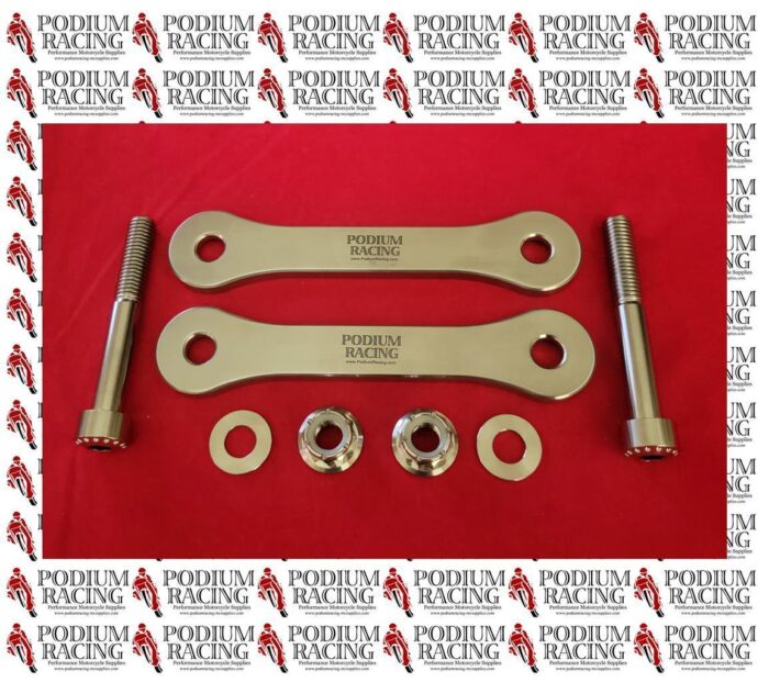 DUCATI PANIGALE V4 1ST GEN SILVER TITANIUM RIDE HEIGHT REACTION ROD 37211983AA