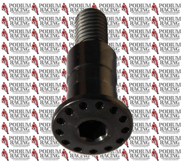 DUCATI TITANIUM BRAKE LEVER PIVOT BOLT BLACK 1198